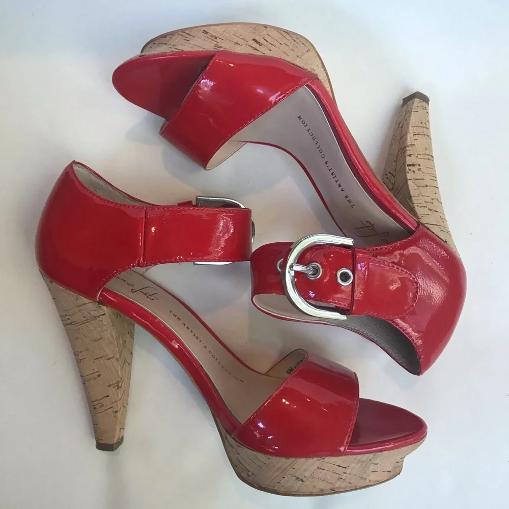 ‼️SOLD LOCALLY‼️ Franco Sarto Artist’s Collection Patent Heels - Picture 5 of 11